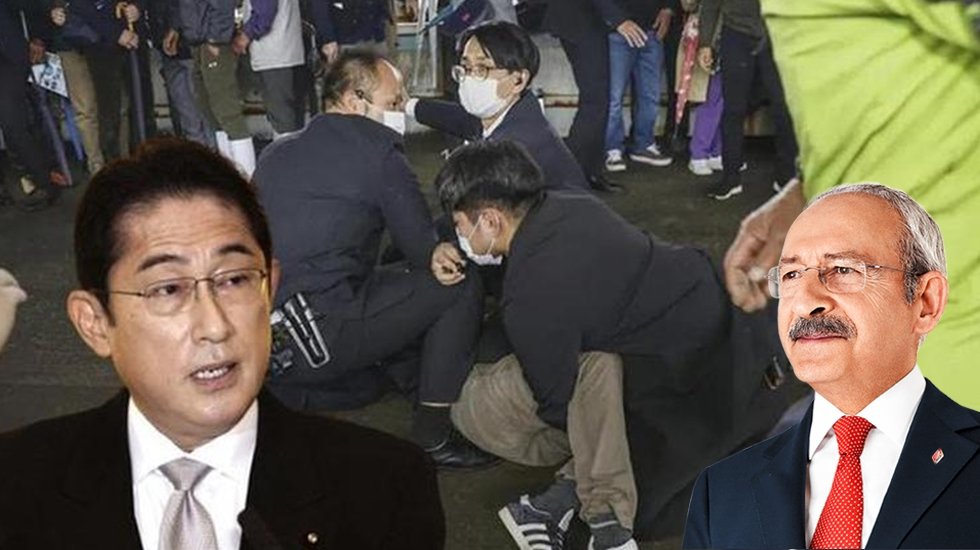 Kılı&ccedil;daroğlu'ndan  bombalı saldırıya uğrayan Japonya Başbakanına 'ge&ccedil;miş olsun' mesajı