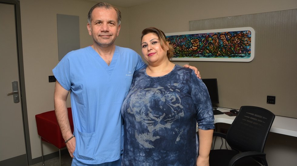 Robotik yöntemle tümörü alınan hastanın böbreği kurtuldu...