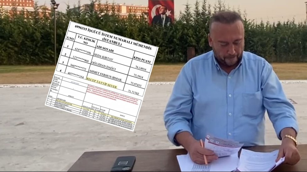 Vekil Yalım: İsmi &lsquo;Recep Tayyip&rsquo; olunca m&uuml;lakatta en y&uuml;ksek puanı kaptı