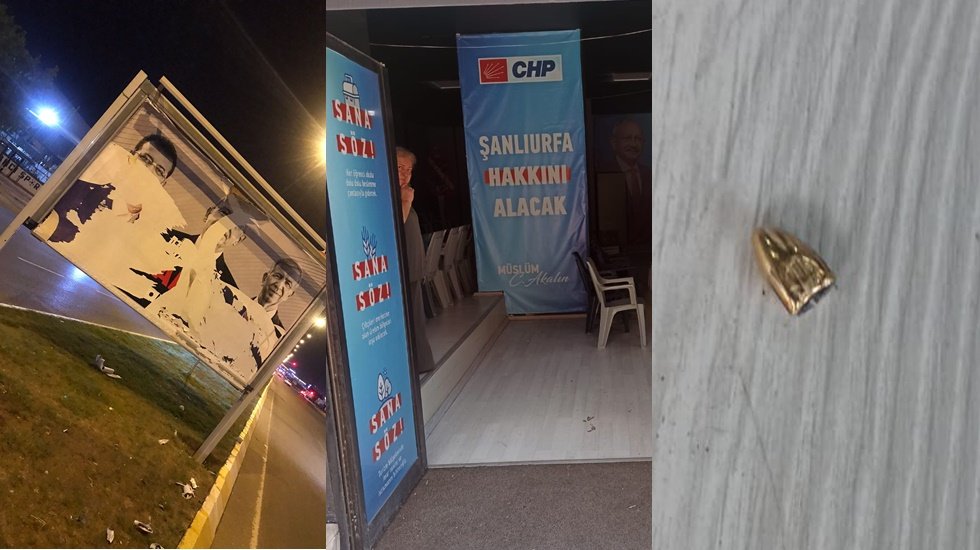 CHP'nin Şanlıurfa ofisine saldırı