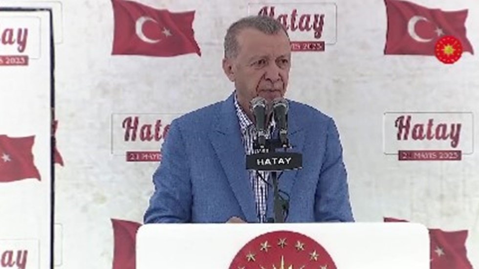 Erdoğan Hatay'da muhalefeti hedef aldı
