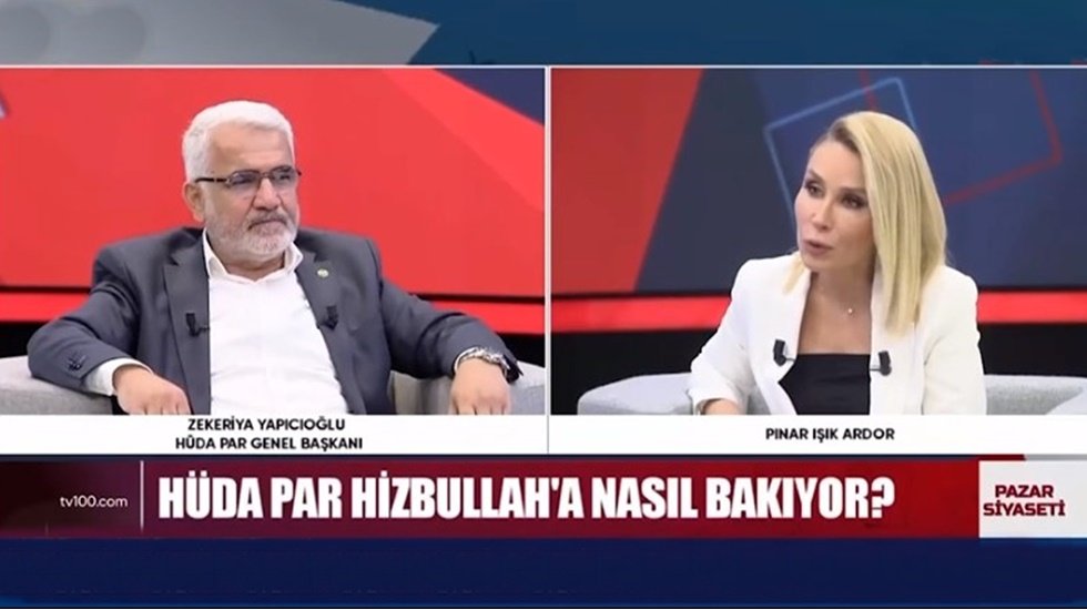 H&Uuml;DA PAR lideri Yapıcıoğlu: "Hizbullah ter&ouml;r &ouml;rg&uuml;t&uuml; m&uuml;d&uuml;r?" sorusuna &ldquo;Hayır&rdquo; yanıtını verdi