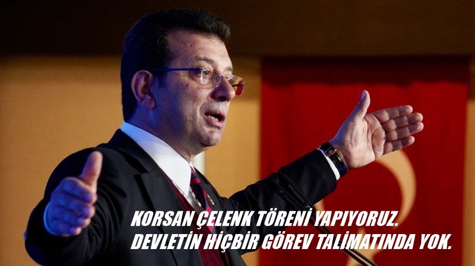 İmamoğlu'ndan 19 Mayıs isyanı