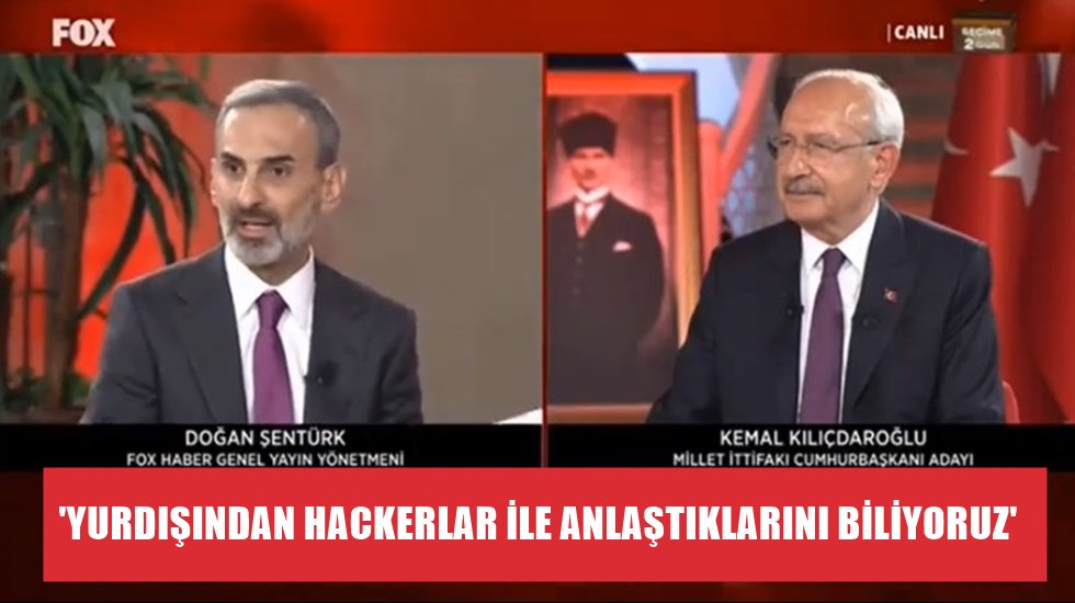 Kılı&ccedil;daroğlu canlı yayında konuştu: "Se&ccedil;im 2'nci tura kalmayacak, 1'inci turda bitecek!"