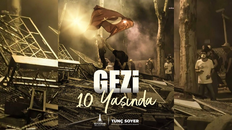 Tun&ccedil; Soyer&rsquo;den &ldquo;Gezi Parkı&rdquo; Mesajı: &ldquo;Yery&uuml;z&uuml; aşkın y&uuml;z&uuml; oluncaya dek&rdquo;
