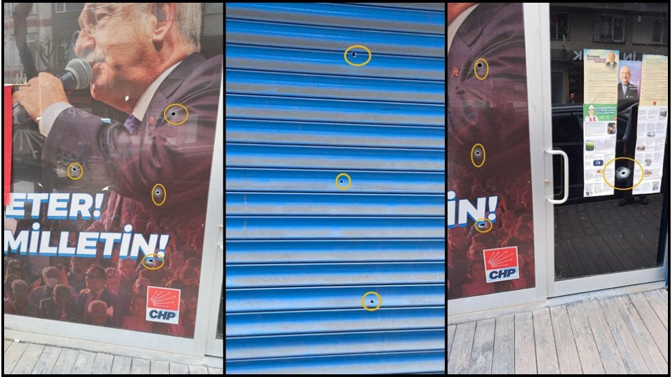 CHP b&uuml;rosuna saldırıya 3 g&ouml;zaltı