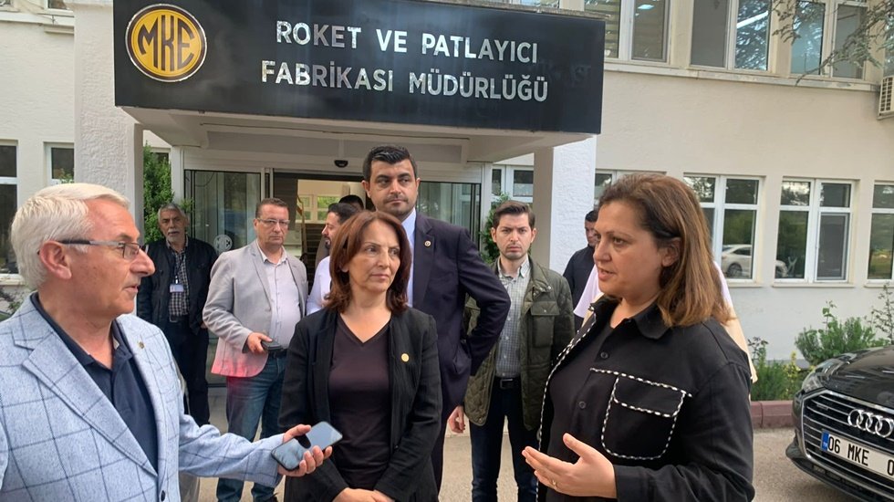 CHP'den 5 iş&ccedil;inin hayatını kaybettiği MKE Roket ve Patlayıcı fabrikasına ziyaret