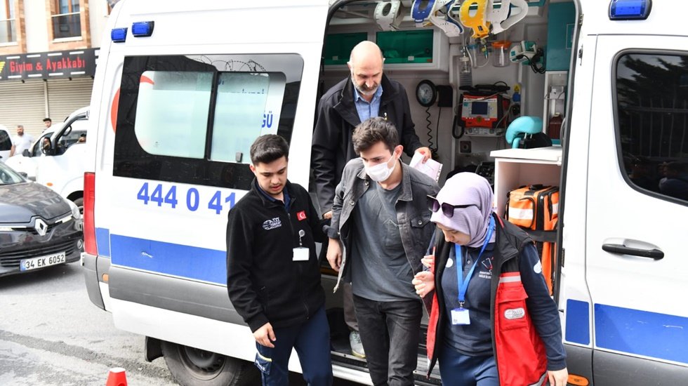 Hasta nakil aracıyla sınava&hellip;