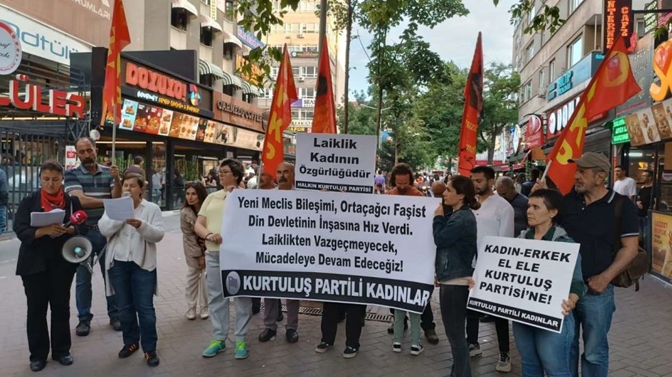 HKP: &ldquo;Yeni Meclis bileşimi, Orta&ccedil;ağcı Faşist Din Devletinin inşasına hız verdi&rdquo;