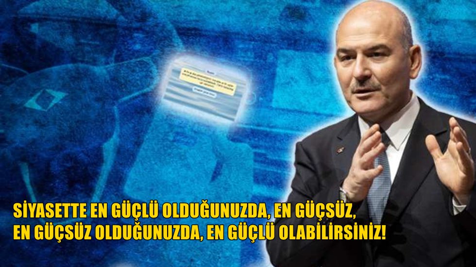 S&uuml;leyman Soylu'ya tereyağından kıl &ccedil;eker gibi tasviye: Hi&ccedil;bir yerde yer bulamadı!