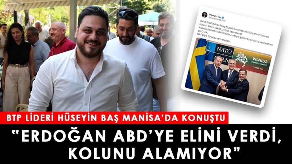 Baş: ABD'ye elinizi verdiniz, ondan sonra rahip Brunson'u verdiniz, İsve&ccedil;'in NATO &uuml;yeliğini kabul ettiniz