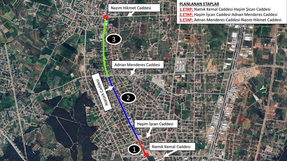 D&ouml;şemealtında yol kapatması yapılacak.