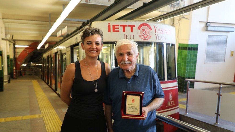 Karaköy- Beyoğlu Füniküler Hattı’nın “Gökhan Usta”sı emekli oldu