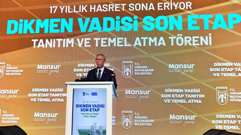 Yılların hasreti sona eriyor: Dikmen Vadisi son etap projesi&rsquo;nin temeli atıldı&nbsp;