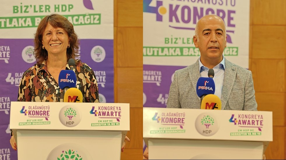 HDP&rsquo;nin yeni se&ccedil;ilen eş genel başkanlarından ilk mesaj