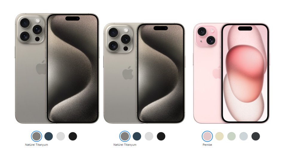 iPhone 15, 15 Plus, 15 Pro ve 15 Pro Max tanıtıldı: İşte fiyatlar...