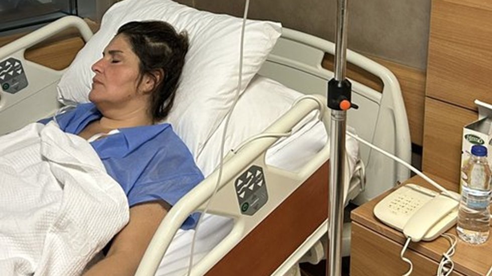 TRT muhabiri Elif Akkuş i&ccedil;in hastane yetkililerine g&ouml;zdağı