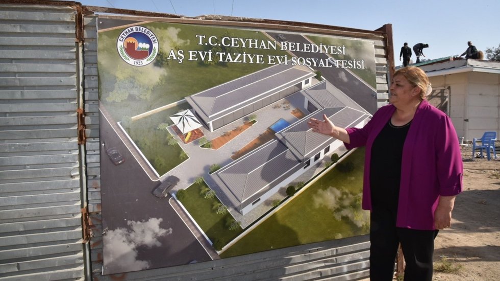 Ceyhan&rsquo;a 5 bin kişilik aşevi, 500 kişilik Taziye Evi