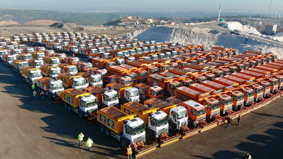 Bünyesine 125 yeni araç katan İBB, kışa hazır