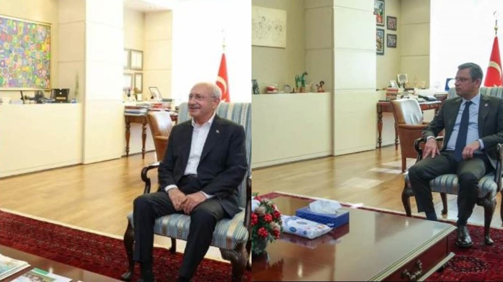 Kılı&ccedil;daroğlu&rsquo;nun 13 yıl kullandığı odada asılı tabloyu &Ouml;zg&uuml;r &Ouml;zel değiştirdi
