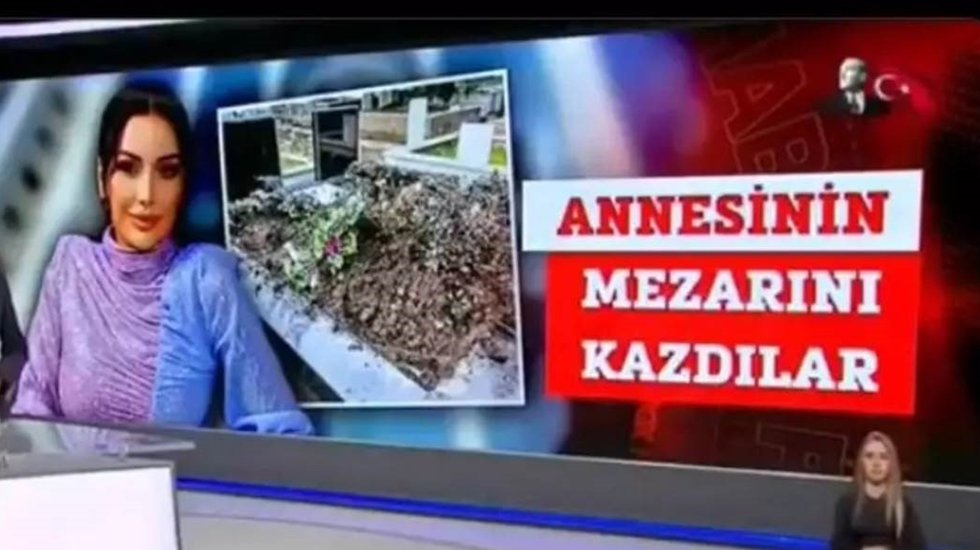 Pes dedirten olay: Hırsızlar Dilan Polat'ın annesinin mezarını a&ccedil;maya &ccedil;alıştı!