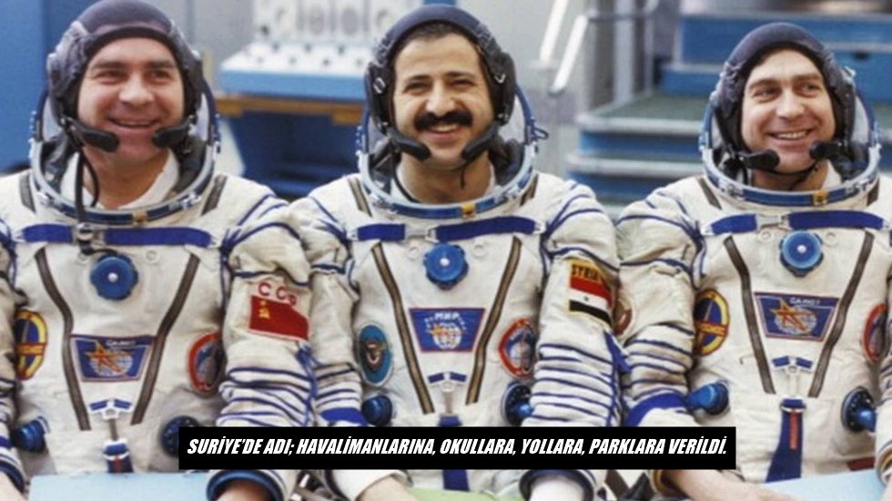 1987'de uzayda 7 g&uuml;n ge&ccedil;iren Suriyeli Kozmonot Ahmed Faris...