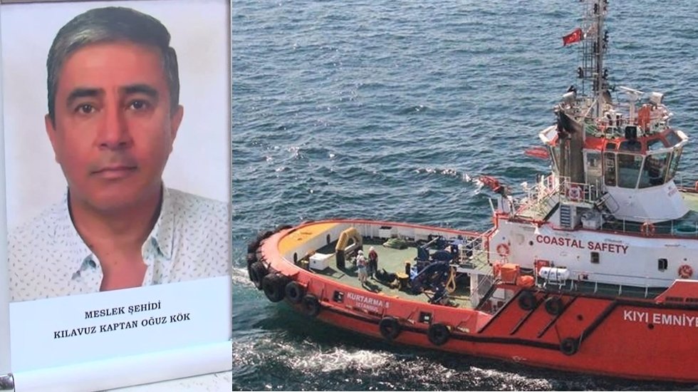 Denize d&uuml;şerek hayatını kaybeden kılavuz kaptanın &ouml;l&uuml;m nedeni Bakana soruldu&hellip;