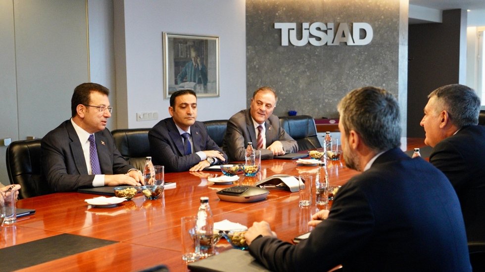 Ekrem İmamoğlu ve İnan Güney’den TÜSİAD’a ziyaret