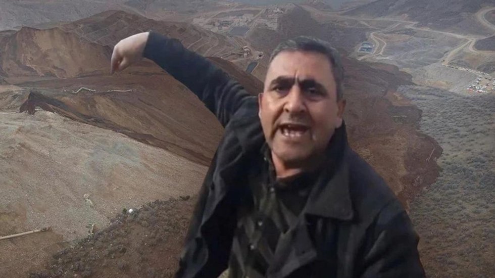 G&ouml;zaltına alınan Cezayirlioğlu serbest kalınca konuştu: Heyelan b&ouml;lgesindeki toprağa siyan&uuml;rl&uuml; su doluyor&hellip;