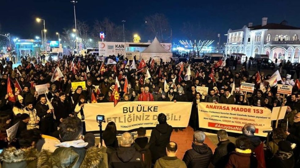 TKP'den Can Atalay eylemi: "Bu &uuml;lke &ccedil;iftliğiniz değil"