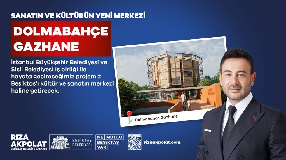 Beşiktaş’ta kültür sanatın merkezi modern tasarım ve zengin içerikleriyle Dolmabahçe Gazhane olacak