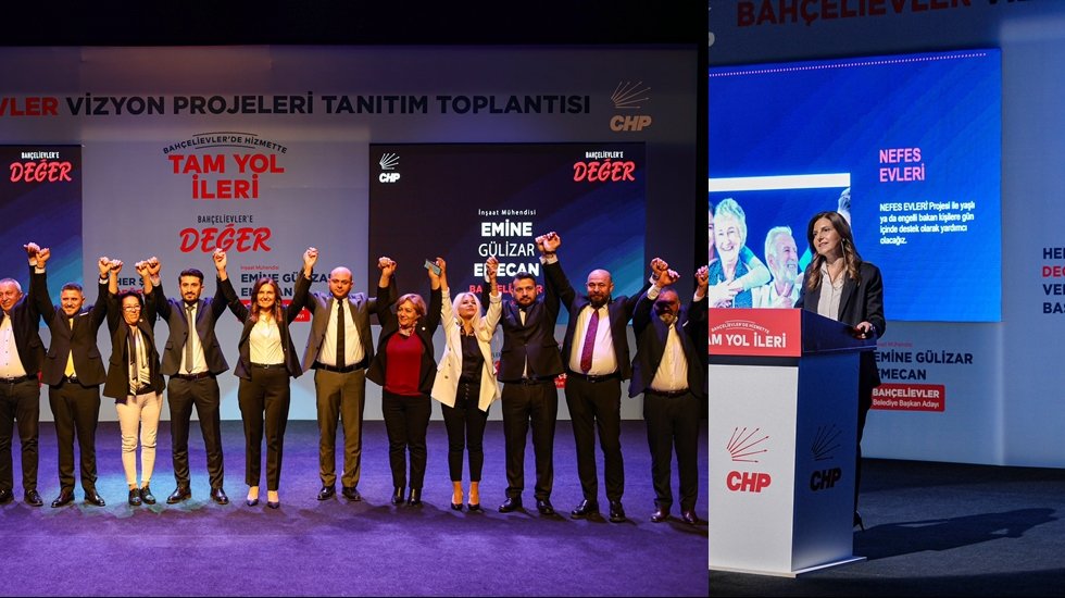 CHP’li Emecan: “İstanbul için, Bahçelievler için tam yol ileri...”