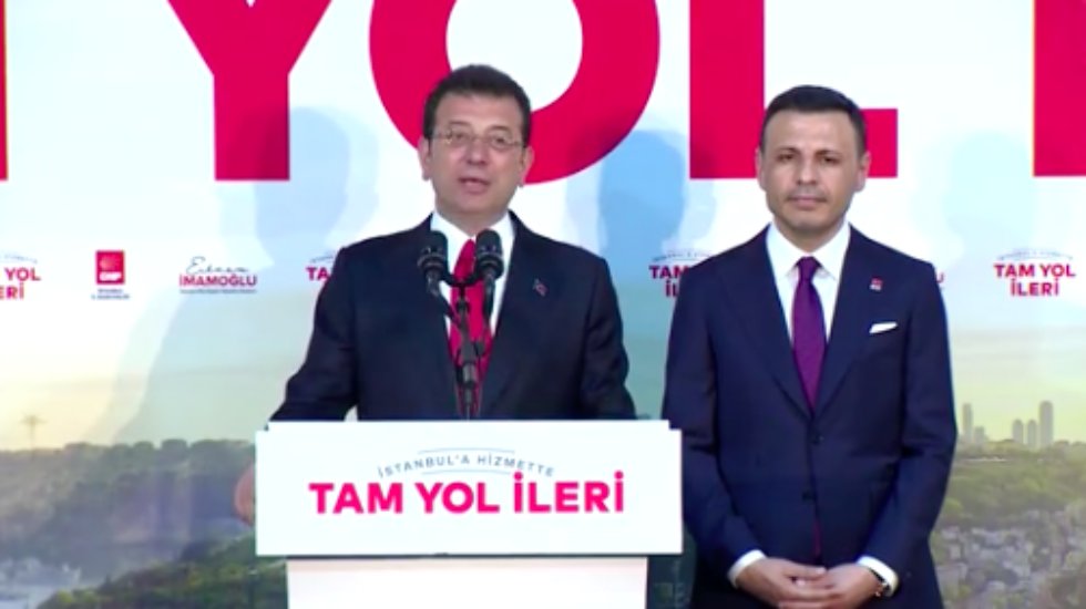 İmamoğlu: Şu an g&ouml;rd&uuml;ğ&uuml;m&uuml;z fotoğraf bizi memnun etmekte