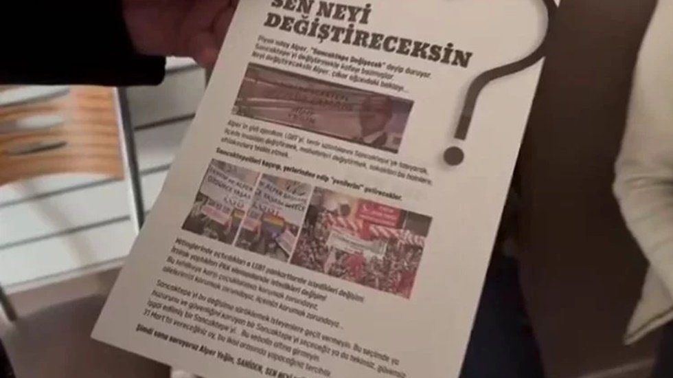 İstanbul&rsquo;da CHP ve İmamoğlu aleyhinde sahte bildiri dağıtıldı