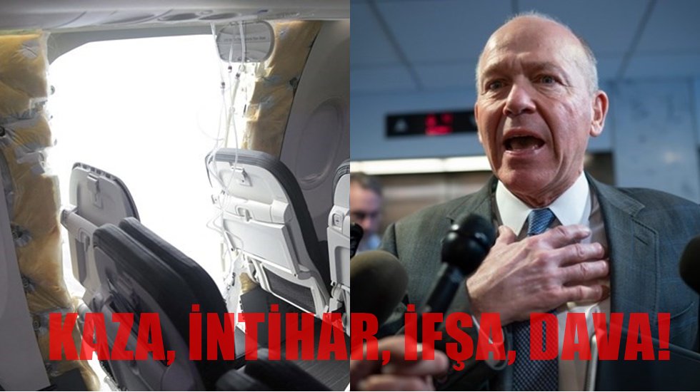 Son zamanlarda skandallarla anılan Boeing'in CEO'su görevi bırakıyor...