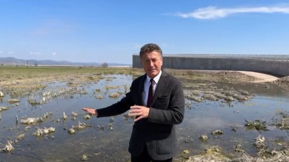 Su baskını tarımsal faaliyet engel olacak...