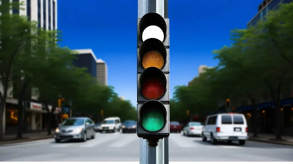 Trafik ışıkları artık dört renkli olacak…