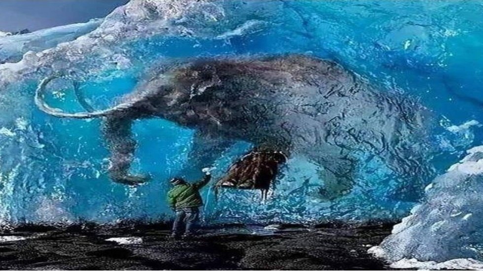 Yeni bulunan 39.000 yıl önceye ait mamut yaşıyor gibi canlı görünüyordu