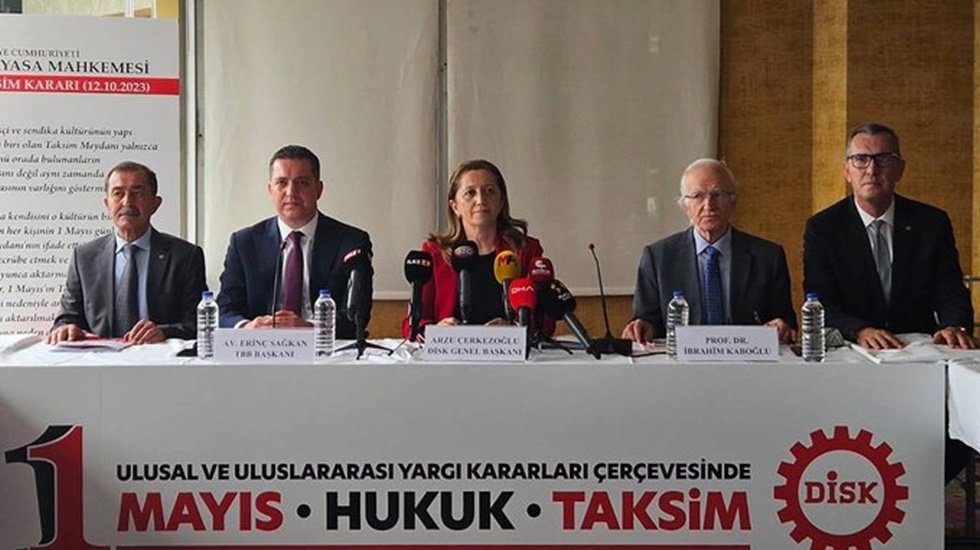 DİSK: "Taksim 1 Mayıs alanıdır ve bu toplumsal bir hakikattir"
