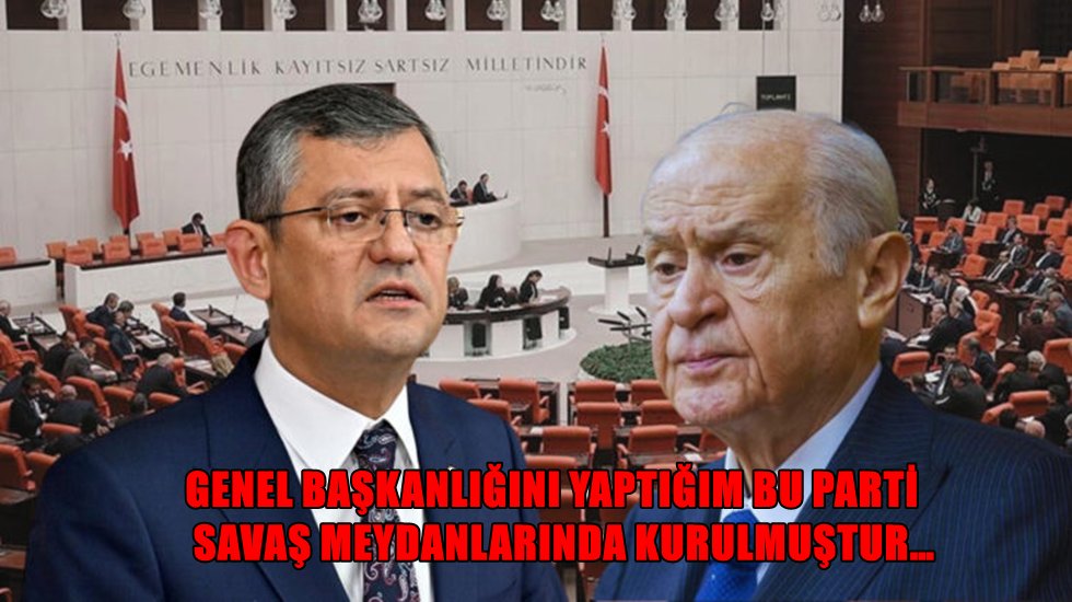 &Ouml;zg&uuml;r &Ouml;zel'den 'T&uuml;rk tarihi sandıkta yazılmamıştır' diyen Bah&ccedil;eli'ye &ccedil;ok sert tepki...