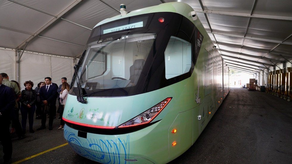 Yüzde 100 elektrikli metrobüsün test sürüşü yapıldı…