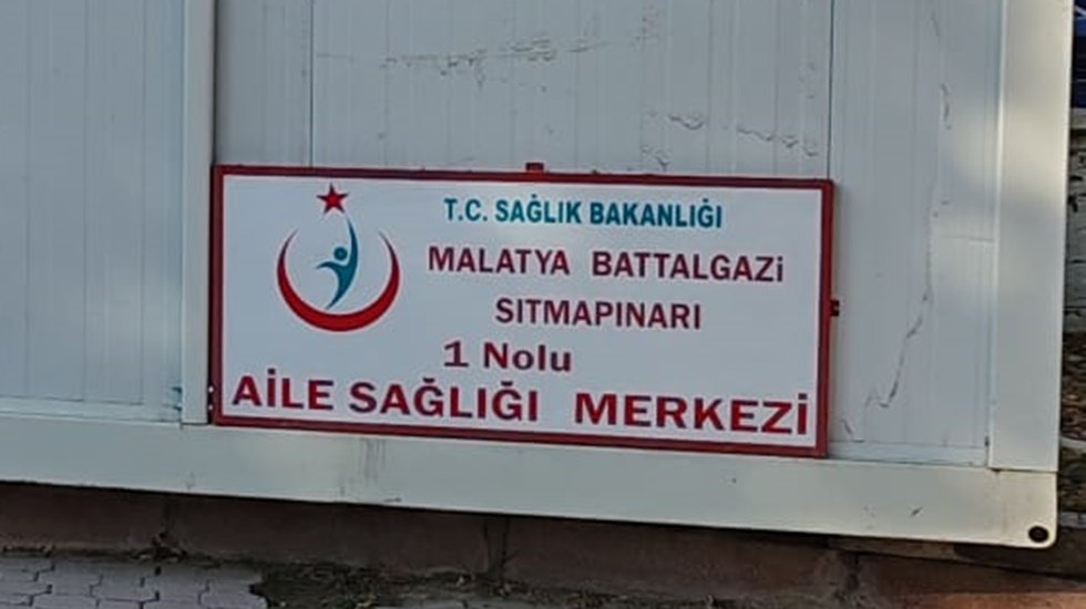 30 bin nüfuslu ilçede hasarlı ASM hizmet vermeye devam etti