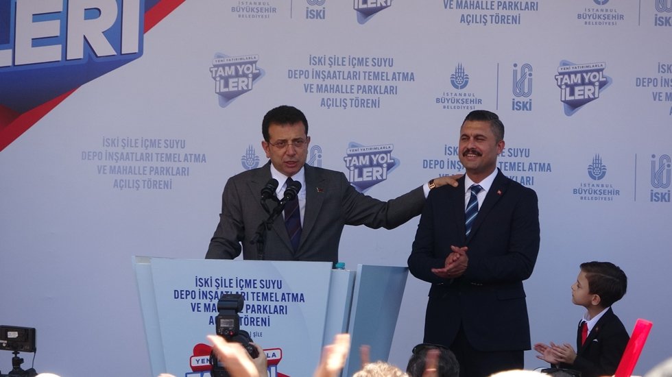 Şile’de İSKİ içme suyu depolama ve 14 mahalle parkının toplu açılış töreni gerçekleştirildi..