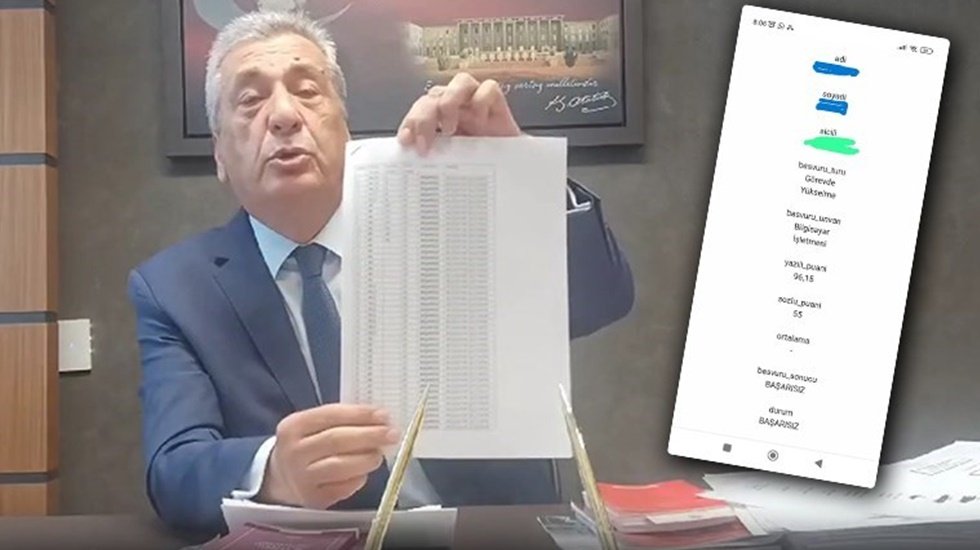 Skandal! T&uuml;rkiye birincisi ve ikincisi m&uuml;lakatta d&uuml;ş&uuml;k bir puan alarak elendi.