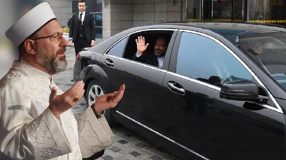 Tasarruf Tedbirleri Genelgesi, Ali Erbaş&rsquo;ı l&uuml;ks aracından etti
