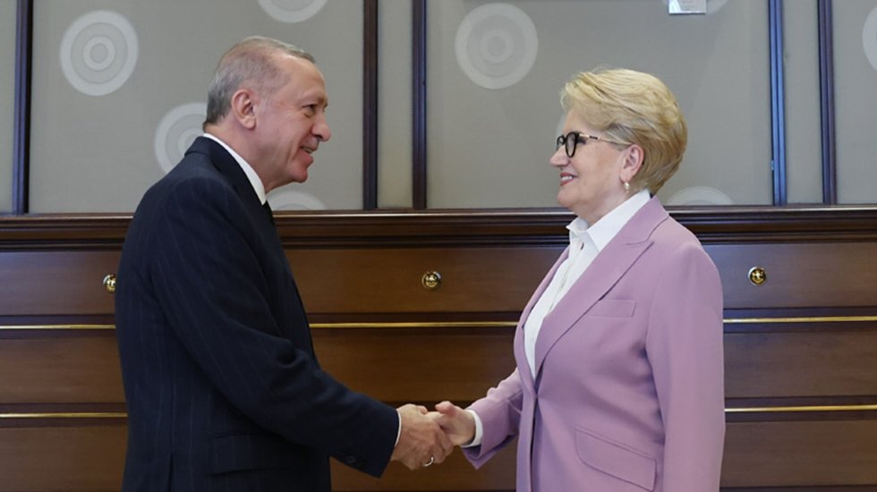 Erdoğan ve Akşener bir araya geldi