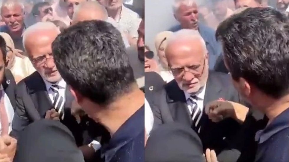 AKP'li Mustafa Elitaş&rsquo;a Kayseri'de protesto&hellip;