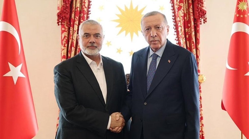 Heniyye suikastının ardından Erdoğan'dan ilk a&ccedil;ıklama: Kalleş suikastı şiddetle kınıyor ve lanetliyorum.