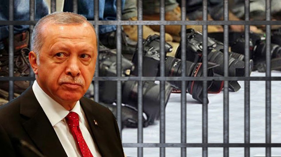 Erdoğan'ın Cumhurbaşkanlığı d&ouml;neminin bilan&ccedil;osu: 131 gazeteci tutuklandı&hellip;