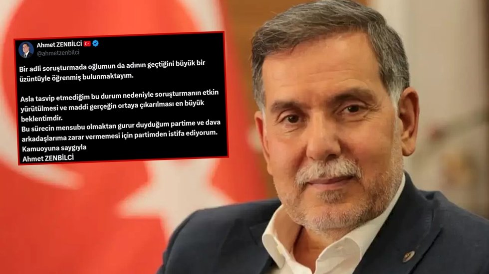 AKP Adana Milletvekili Ahmet Zenbilci partisinden istifa etti